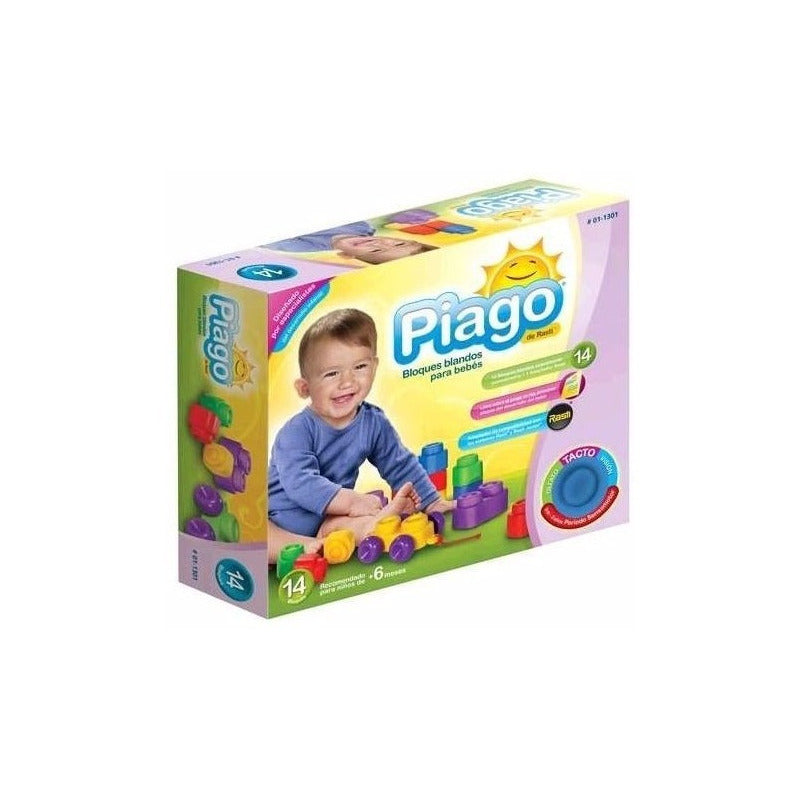 Rasti Piago Bloques Blandos Para Bebes 14 Piezas Dimare 1301