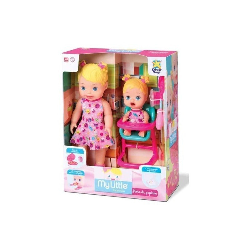 Muñeca Bebe Set Hora De Comer Ikdiv013