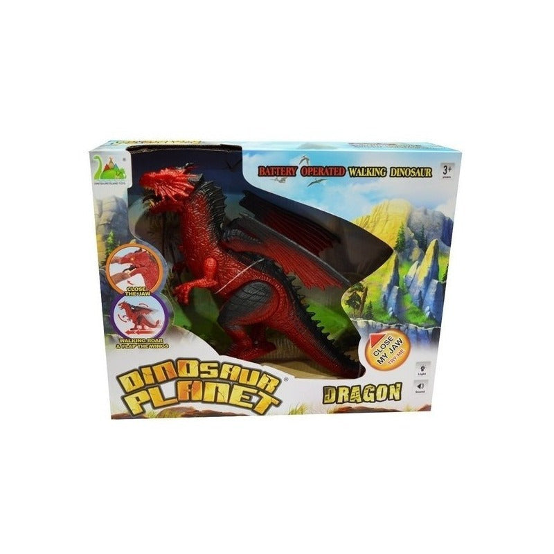 Dragon Camina Mueve Sus Alas Mundo Dinosaurios 5330