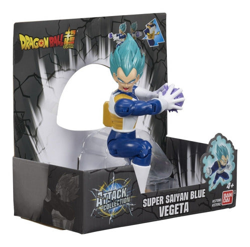 Muñeco Figura Dragon Ball Super Blue Vegeta Saiyan