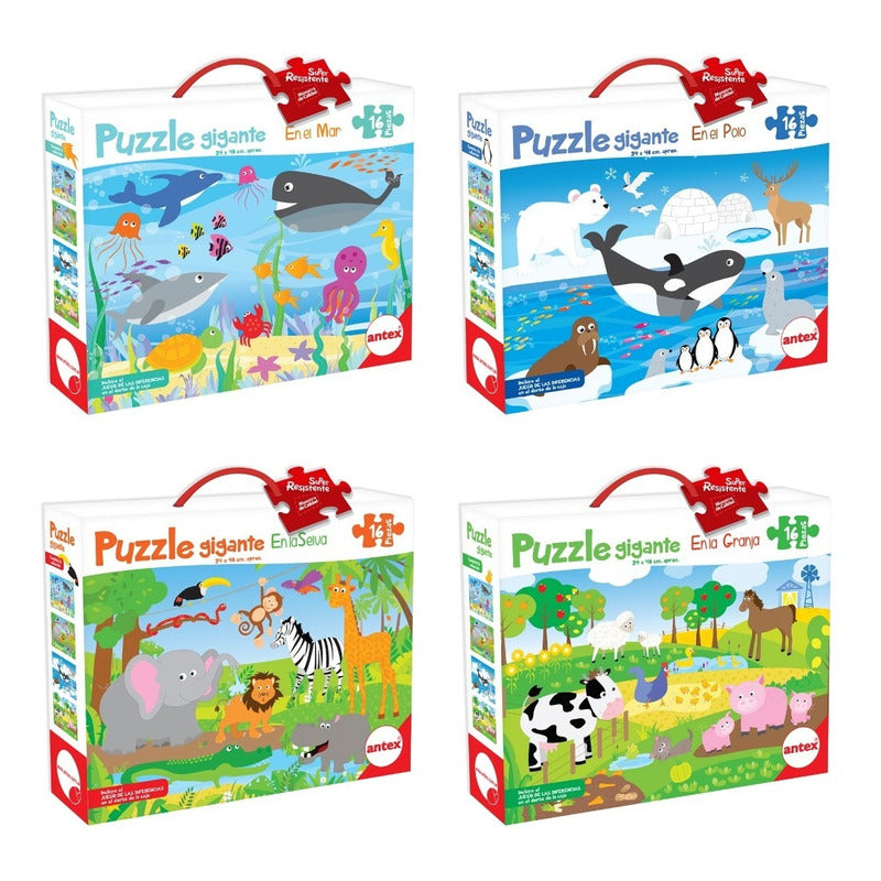 Rompezabezas Puzzle 16 Piezas Original De Antex 3032