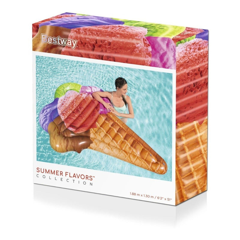 Cucurucho Helado Flotador Inflable Salvavidas 43183 Bestway