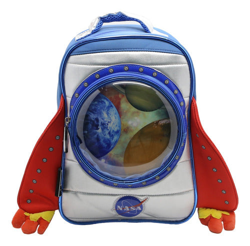 Mochila De Espalda Nasa Jardin Espacial Na036 Original 12''