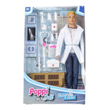 Muñeca Poppi Men Doll Figura Thiago Doctor B311
