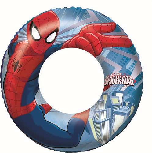 Salvavidas Flotador Spiderman 56cm Inflable Bestway 98003