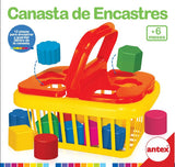 Canasta De Encastres Juego Didactico De  Antex