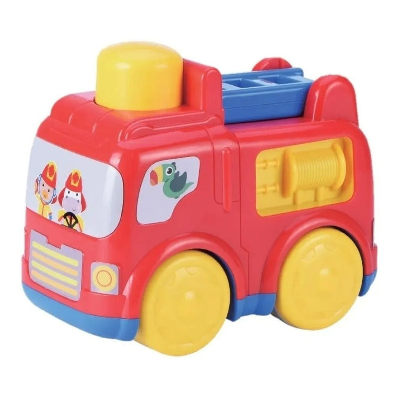 Autito De Rescate Bomberos Para Bebe Ok Baby Okbb0176