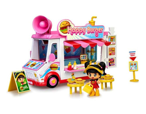 Pinypon Food Truck Hamburgueseria Con Accesorios Orig 17210