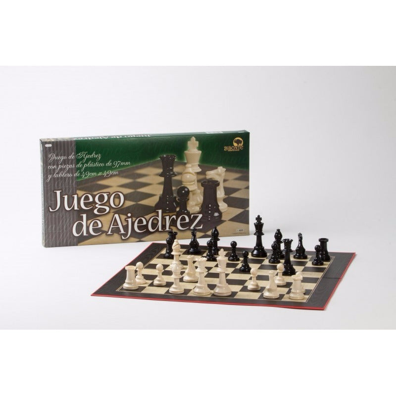 Juego De Ajedrez Piezas De Plastico 9825 Marca Bisonte