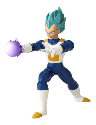 Muñeco Figura Dragon Ball Super Blue Vegeta Saiyan