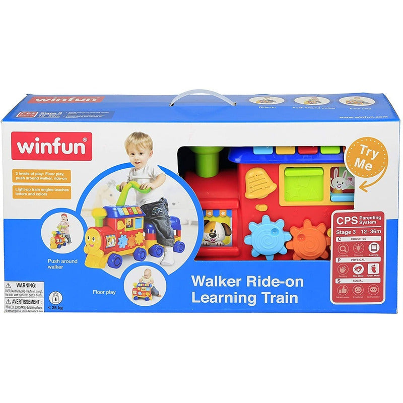 Tren Andador Con Actividades Didacticas Luces Sonido Winfun