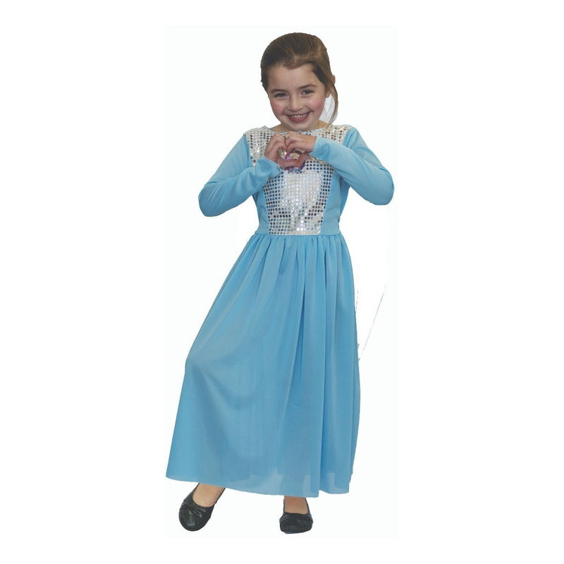 Disfraz Frozen Elsa Celeste Linea Economica New Toys