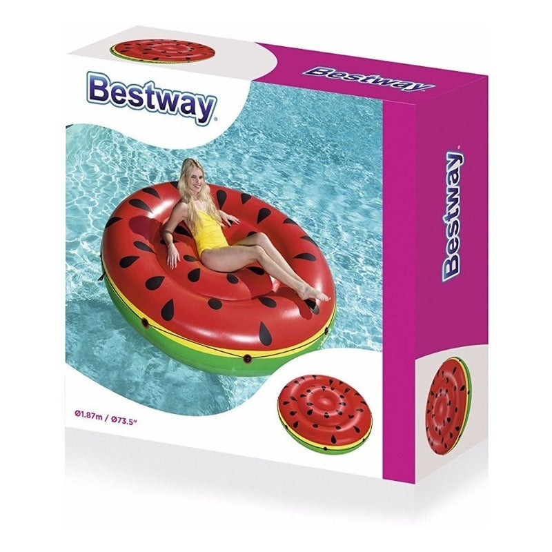 Colchoneta Inflable Forma De Sandia Grande 43140 Bestway