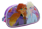 Cartuchera Escolar Frozen Disney Anna Elsa Princesas Color Violeta Liso