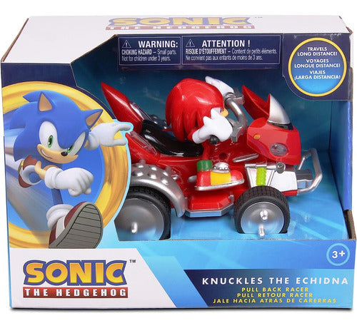Sonic Vehiculo Knuckles Auto 13cm Pull Back Original 64191