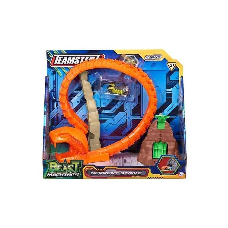 Pista De Autos Serpent Strike Con 1 Auto Teamsterz 14146