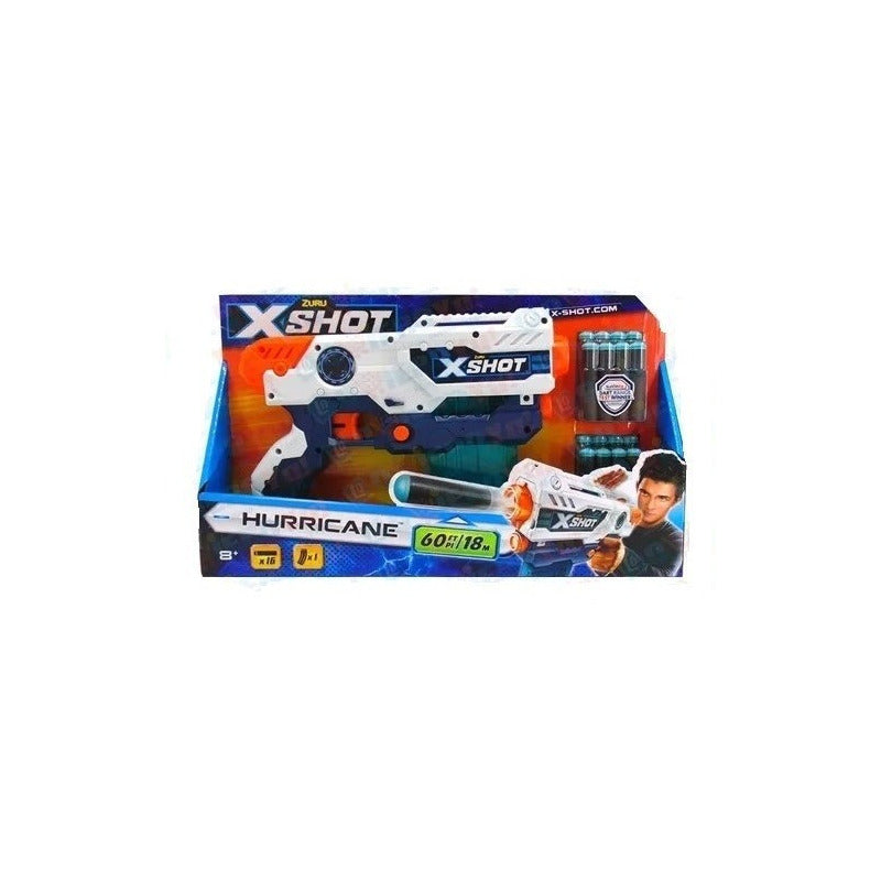 Pistola X-shot Hurricane Clip Blaster Blaster 24mts Zuru