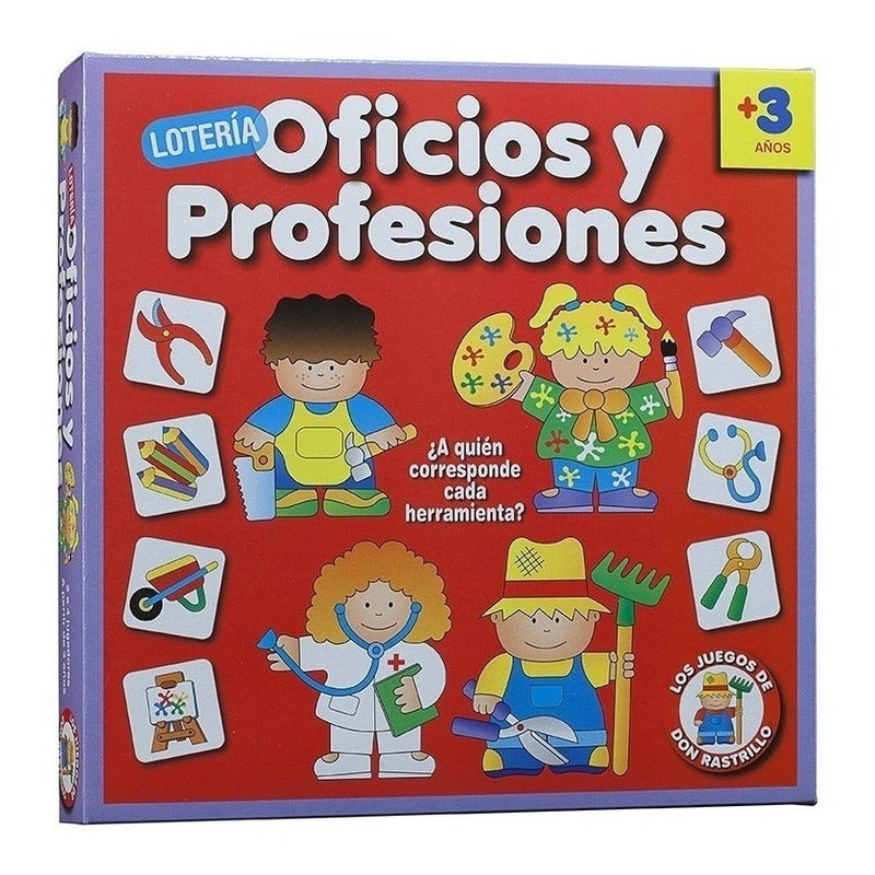 Loteria Oficios Y Profesiones Juego De Mesa Original Ruibal