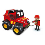Flockys Figura Con Jeep Bomberos Al Rescate Original Dimare