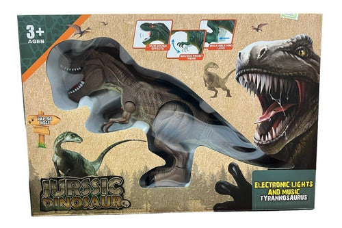 Dinosaurios Con Movimiento Luz Y Sonido 30cm 6883