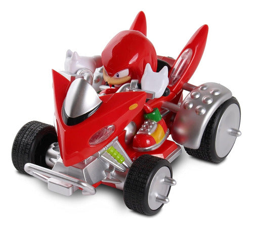 Sonic Vehiculo Knuckles Auto 13cm Pull Back Original 64191