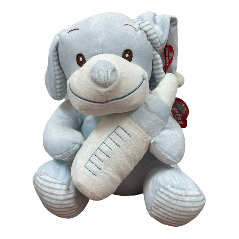 Peluche Plush Perro Con Cascabel 24cm Phi Phi Toys 2511