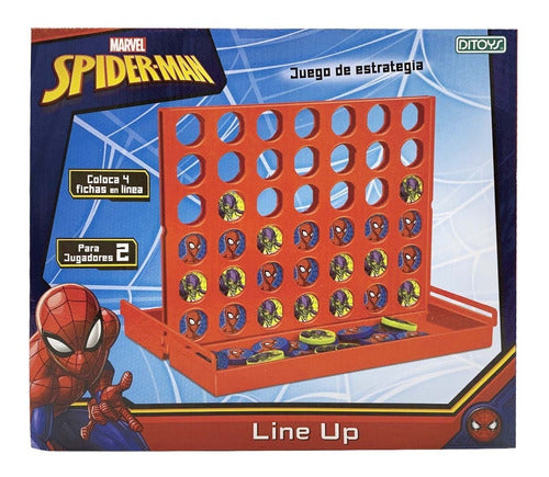 Spiderman Line Up 4 En Linea Original Ditoys 2371