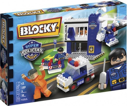 Blocky Super Policias 2 Comisaria 150 Piezas Art. 0671
