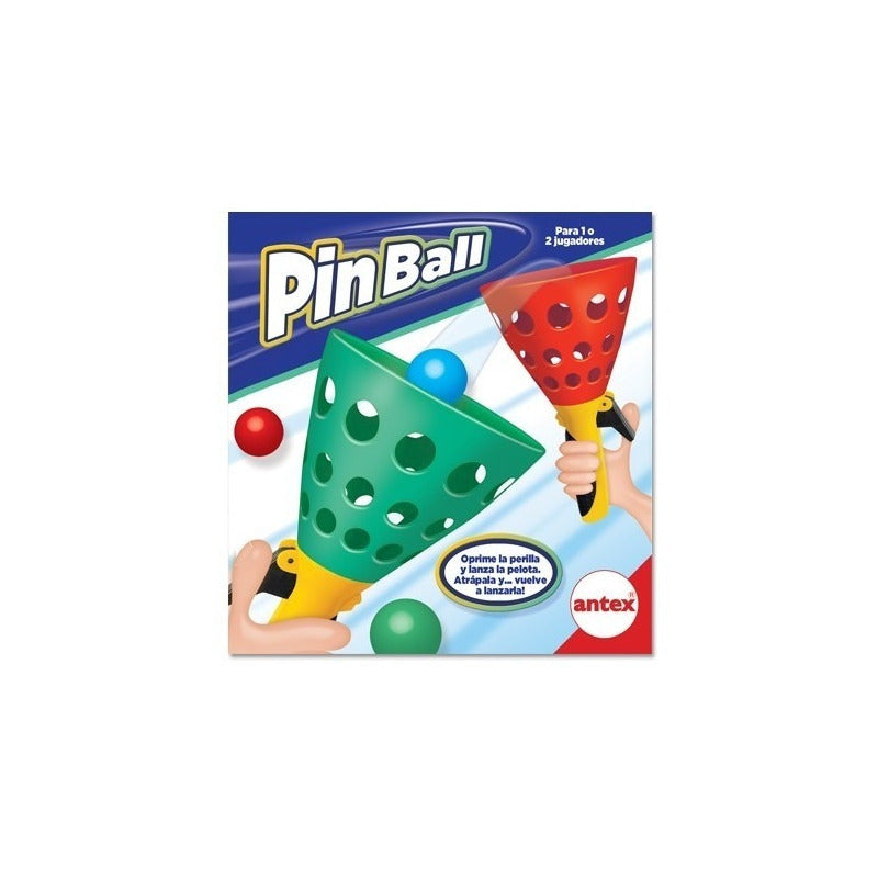 Pinball Lanza Y Atrapa Las Pelotas Original De Antex