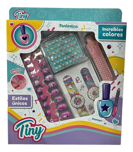 Set De Uñas Con Apliques Tiny Fashion 53704