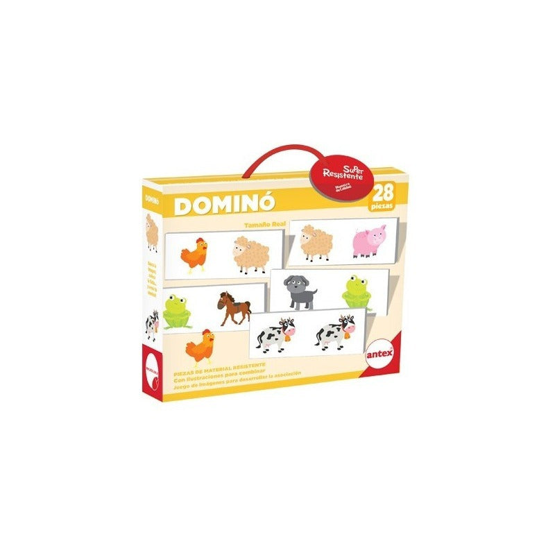 Valija Domino Animales Juego De Mesa Original Antex 1247