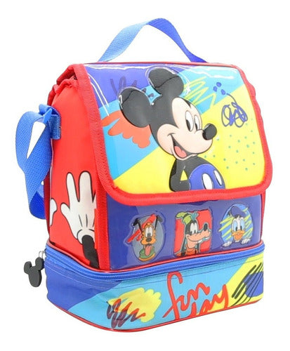 Lunchera Termica Mickey Con Licencia Disney Km238 Original
