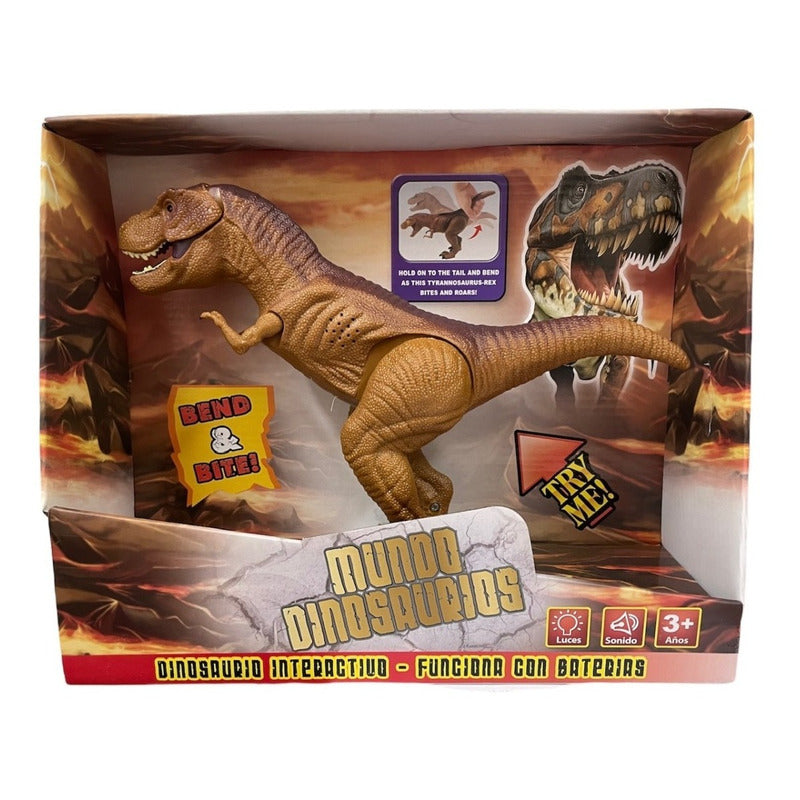 Mighty Megasaur Dinosaurio T-rex Con Luz Y Sonido Art 80077