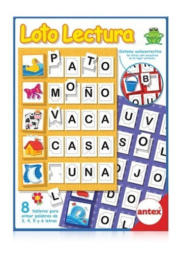 Loto Lectura Juego De Mesa Original Antex
