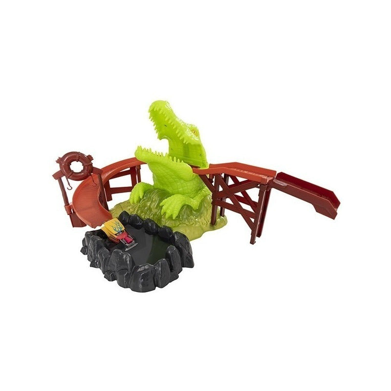 Pista De Autos Croc Bite Con 1 Auto Teamsterz 14149