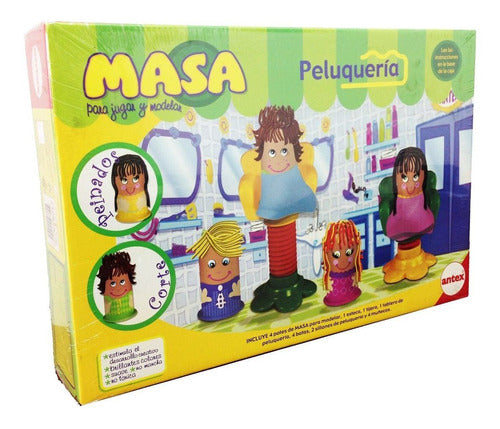Masa Para Moldear Modelo Peluqueria Original De  Antex