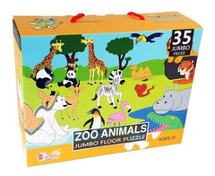 Puzzle infantil 35 piezas, rompecabezas para niños 60 x 44 cm, jigsaw  puzzle, animales de boque, zoo, dinosaurios, cachorros