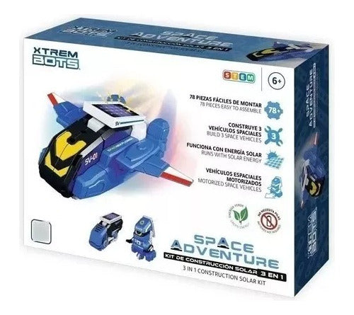 Xtrem Bots Construcción 3 En 1 Solar Aventura Espacial 67009
