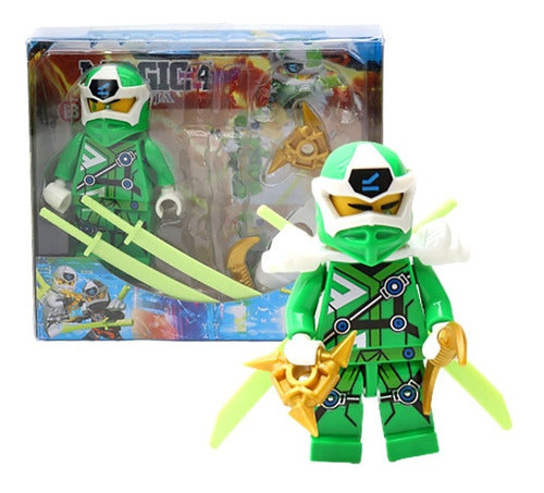 Muñeco Figura Ninja Magic 4 Articulada 7,5cm 200573